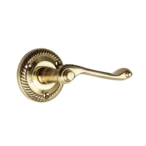 Designer Levers Georgischer Hebel auf poliertem Messing von Designer Levers