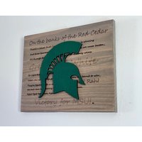Msu Fight Song Wandbehang Offiziell Lizenziert | 8321 Geschenk | 1021012Fs Msu Fight Song Wandbehang Offiziell Lizenziert | 8321 Geschenk | 1021012Fs von DesignerWorksLLC