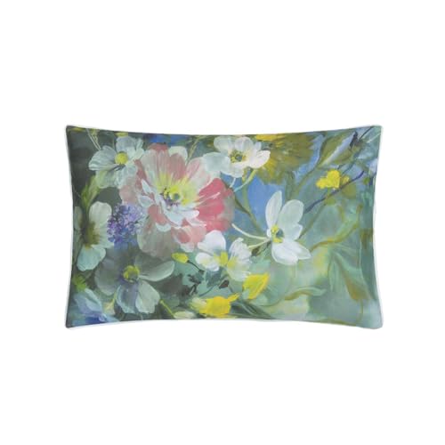 Gladys Blossom Kissenbezug, Bedruckt, Baumwoll-Satin, 50 x 75 cm Designers Guild von Designers Guild