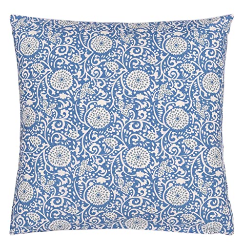 Designers Guild Shaqui Kissenbezug, Bedruckt, Baumwolle, Perkal, Porzellan, 65 x 65 cm von Designers Guild