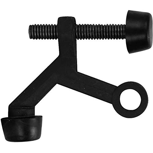 10 Pack – Designer Impressions matt schwarz Lite Pflicht Scharnier Pin verstellbar Türstopper: 2187 von Designers Impressions