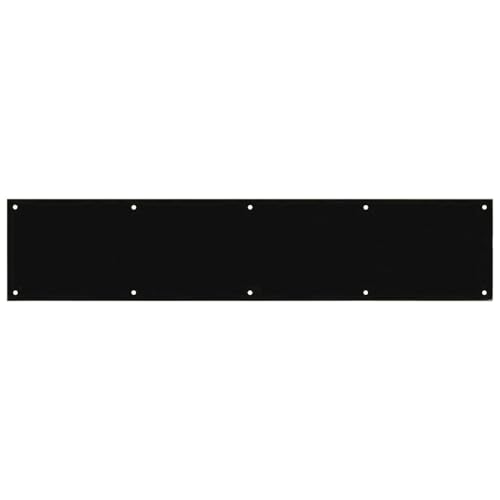 Designers Impressions Flache schwarze 6 "x 34" Tür-Trittplatte: DHF609542 von Designers Impressions