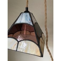 Moderne Buntglas Hängeleuchte von DesigningWithGlass