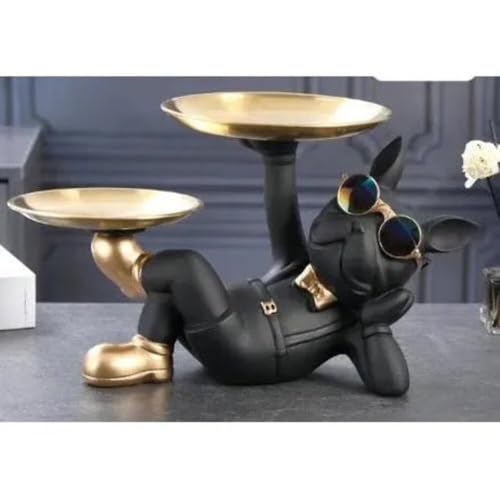 Designix Tierfiguren Bulldog aus Kunstharz | YOLA schwarz Designix Tierfiguren Bulldog aus Kunstharz | YOLA schwarz von Designix