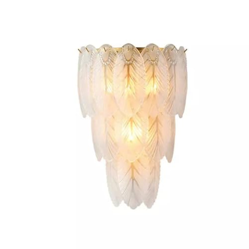 Designix Wandleuchte Feder Kristall | Aurora Schimmer 49 x 34 cm Designix Wandleuchte Feder Kristall | Aurora Schimmer 49 x 34 cm von Designix