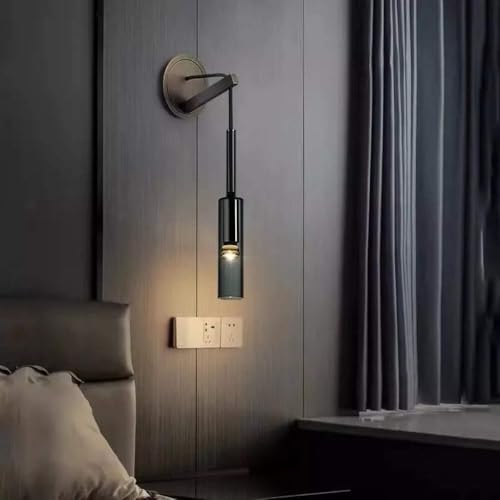 Designix Wandleuchte aus Rauchglas | Gelassenheit, warmweiß von Designix