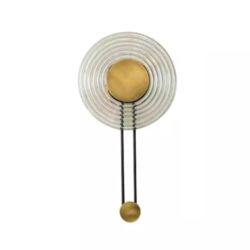 Designix Wandleuchte extra flach | goldenes Licht, transparent, warmweiß Designix Wandleuchte extra flach | goldenes Licht, transparent, warmweiß von Designix