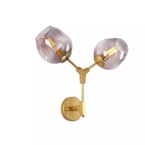 Designix Wandleuchte mit doppelter Beleuchtung | Duo Leuchtend Gold Bernstein Designix Wandleuchte mit doppelter Beleuchtung | Duo Leuchtend Gold Bernstein von Designix