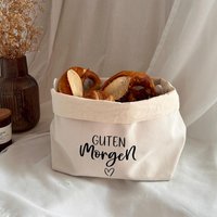 Guten Morgen - Brötchenkorb | Frühstück Geschenk Idee Brunch Geburtstagsgeschenk Deko Freundin Mama Sonntagsfrühstück von Designmalea
