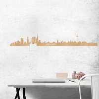 Korkline Frankfurt Skyline Am Main Silhouette Pinnwand Deko Aus Kork Wandaufkleber Wohnzimmer Wandtattoo Schlafzimmer Schattenbild von DesignmanufakturBer