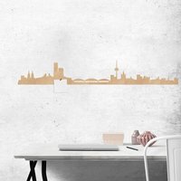 Korkline Köln Skyline Wandbilder Stadt Panorama Pinnwand Deko Aus Kork Wandaufkleber Wohnzimmer Wandtattoo Schlafzimmer Schattenbild von DesignmanufakturBer