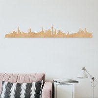 Korkline München Skyline Wandbilder Stadt Panorama Pinnwand Deko Aus Kork Wandaufkleber Wohnzimmer Wandtattoo Schlafzimmer Schattenbild von DesignmanufakturBer