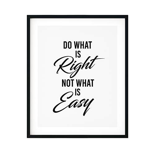 Designs ByLITA Kunstdruck "Do What is Right Not What is Easy", ungerahmt, inspirierende Wandkunst, 12,7 x 17,8 cm Designs ByLITA Kunstdruck "Do What is Right Not What is Easy", ungerahmt, inspirierende Wandkunst, 12,7 x 17,8 cm von Designs ByLITA