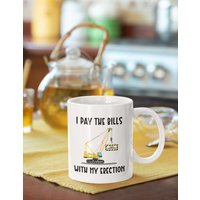Kranfahrer Tasse, Kranführer Geschenk, Schwerer Ausrüstungsfahrer, Geschenk Für Neuen Kranfahrer, Lustige Kaffeetasse Bauarbeiter von Designs4smiles