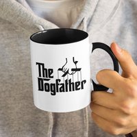 Der Hundevater, Hundepapa/Papa, Hundeliebhaber Lustige Süße Kaffeetasse | 11 Oder 15 Unzen - Schöne Premium-Qualitäts-Geschenkidee | Erhältlich von DesignsByPascal