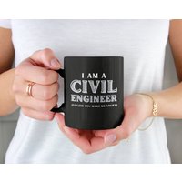 Ich Bin Bauingenieur | Es Sei Denn, Du Machst Mich Wütend, Lustige Kaffeetasse | 11 Oder 15 Unzen - Schönes Premium-Qualitätsgeschenk | Schwarz von DesignsByPascal