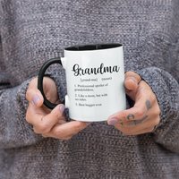 Oma-Wörterbuch-Definition, Großmutter-Niedliche/Lustige Kaffeetasse | 11 Oder 15 Unzen - Schöne Premium-Qualitäts-Geschenkidee | Verfügbar Mit Farbe von DesignsByPascal
