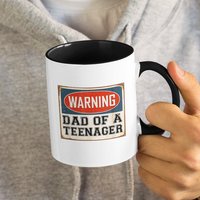 Warnender Vater Eines Teenagers, Lustiger Vater-Kaffeebecher | 11 Oder 15 Unzen - Schöne Premium-Qualitäts-Geschenkidee | Verfügbar Mit Farbiger Warnender Vater Eines Teenagers, Lustiger Vater-Kaffeebecher | 11 Oder 15 Unzen - Schöne Premium-Qualitäts-Geschenkidee | Verfügbar Mit Farbiger von DesignsByPascal