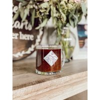 Benutzerdefinierte Glasbecher | Klare Kaffeetasse Desert Vibes Kaffeebecher Glas-Kaffee-Tasse Mit Henkel Glas Kaffee Tasse von DesignsByTheDuo
