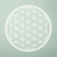 Schablone Blume Des Lebens in Xxl - Silhouette/Große Lebensblume Für Acrylmalerei Symbol Heilige Geometrie Als Wandschablone von DesignsForYouShop