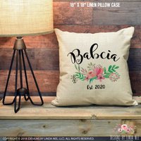 Babcia Kissen Geschenk Für Mama Custom Mutter Kissenbezug Akzent Tagesgeschenk Personalisierte Werfen #babcialife Pcp38 von DesignsbyLindaNeeToo