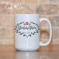 Baby Offenbaren Patin Becher, Gegründet Wirst Du Neue Baby-Mph181 Sein von DesignsbyLindaNeeToo