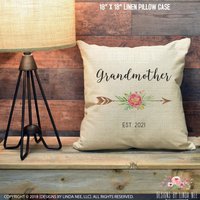 Großmutter Kissengeschenk Für Mama Custom Kissen Cover Accent Muttertag Geschenk Personalisiertes Mom Toss Pcp103 von DesignsbyLindaNeeToo