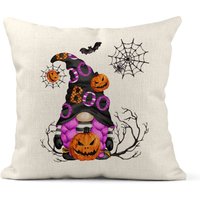 Halloween Kissenbezug, Hexenwichtelkissenbezug, Dekor, Herbstkissen, Kürbiskissenbezug, Couch Akzent 7-Hal003 von DesignsbyLindaNeeToo