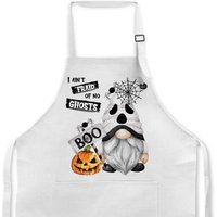 Halloween Küchenschürze, Wichtelschürze Für Frauen, Lustiges Geschenk, Küchen Leinen, Kürbis Schürze Mit Taschen 7-Hal001 von DesignsbyLindaNeeToo