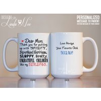 Mama Tasse Becher Muttertagsgeschenk Für Ihre Lieblings-Kind Mom Kaffeebecher Lustiges Geschenk Geburtstagsgeschenk Mütter Tag Mph141 Mama Tasse Becher Muttertagsgeschenk Für Ihre Lieblings-Kind Mom Kaffeebecher Lustiges Geschenk Geburtstagsgeschenk Mütter Tag Mph141 von DesignsbyLindaNeeToo