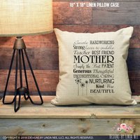 Mom Kissen Geschenk Für Mama Benutzerdefinierte Mutter Kissenbezug Akzentkissen Muttertagsgeschenk Personalisiertes Dekokissen #momlife Decor Pcp67 von DesignsbyLindaNeeToo