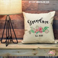 Oma Kissen Geschenk Für Custom Mutter Kissenbezug Akzent Tagesgeschenk Personalisierte Individuelle #grandmalife Pcp40 von DesignsbyLindaNeeToo