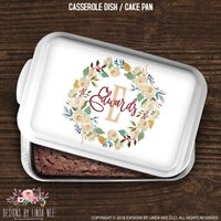 Tortenpfanne Personalisierte Auflaufform Schale Geschenk Hochzeitsgeschenk Personalisiert Hostess Monogrammed Pcd3 Tortenpfanne Personalisierte Auflaufform Schale Geschenk Hochzeitsgeschenk Personalisiert Hostess Monogrammed Pcd3 von DesignsbyLindaNeeToo
