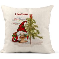 Weihnachtszwerg Kissenbezug, Weihnachtszwergkissen, Weihnachtsdekor, Wohnzimmer, Weihnachtsgeschenk 7-xms012 von DesignsbyLindaNeeToo