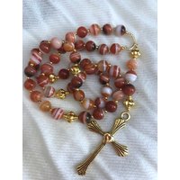 Achat Rosenkranz Achat Rosenkranz von DesignsbySusanM