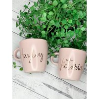 Personalisierte Rosa 370Ml Tasse von Designsbyaliciaa