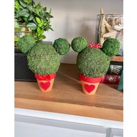 Valentines Mickey & Minnie Topiaries von Designsbysusanstudio