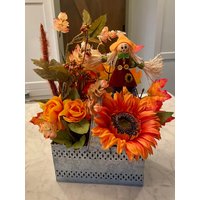 Voller Herbst Blechkorb von Designsbysusanstudio