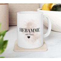 Hebamme Tasse/Abschiedsgeschenk Mit Herz Name Personalisierte Geschenk Beste von DesignworldDe