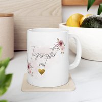 Tagesmutter Tasse/Abschiedsgeschenk Mit Herz Name Personalisierte Erzieherin Tagesmutti von DesignworldDe