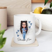 Tasse Krankenschwester/Geschenk Mit Namen Personalisierte Personalisiertes Tasse Krankenschwester/Geschenk Mit Namen Personalisierte Personalisiertes von DesignworldDe