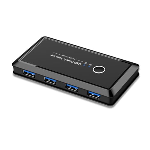 Desikixudy Computer Umschalter Teilen USB 3.0 Drucker Teilen 4 Ausgänge 2 Eingänge Switch Multifunktions Adapter von Desikixudy
