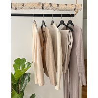 Natürliche Birkenholz-Garderobe Zum Aufhängen - Perfekt Für Jedes Zuhause von DesinityUG