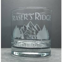 Outlander Inspiriert Fraser's Ridge Geätztes Becherglas - Personalisiert von DesirableIcon