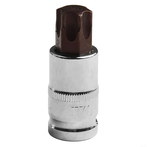 1 Stück für T20 T70 für Torx-Bit-Set mit 1,27 cm Schraubenschlüsseln für lange Lebensdauer und effizient für Torx-Schrauben (T70) von Desiumite