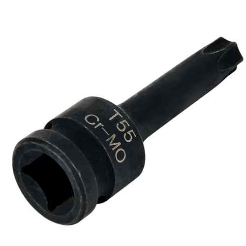 1 x Innensechskant-Adapter für Torx-Schraubendreher für T20 für T30 T40 T100 30,5 cm Länge, perfekt für verschiedene Arbeitsumgebungen (T55) von Desiumite
