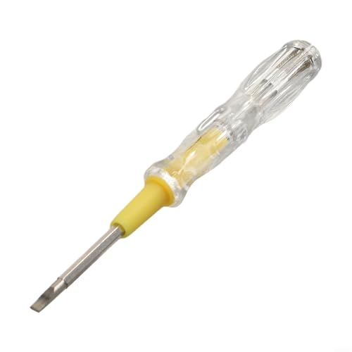100500V Elektrischer Teststift mit Doppelkopfschraubendreher und Leuchtanzeige für genaue Spannungsprüfung in elektrischen Stromkreisen im Haushalt von Desiumite