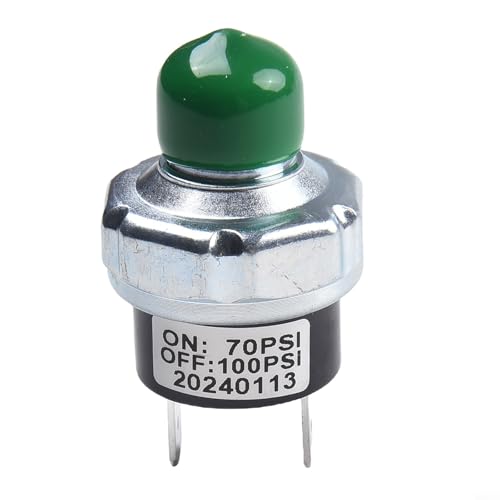 12V/24V DC Luftkompressor Druckschalter 7010090120PSI, ausgestattet mit 1/4 NPT Gewinde für Luftanschlüsse (70-100PSI) von Desiumite