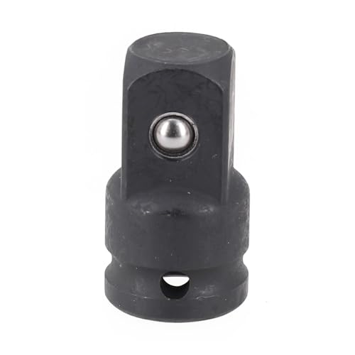 14 38 12 34 Druckluftschlüssel Ratschensteckschlüssel-Adapter, Chromstahl-Antriebskonverter, kompaktes Design für einfache Handhabung (1-2 auf 3-4) von Desiumite