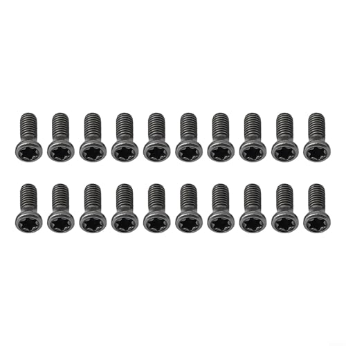 20-teiliges Torx-Schrauben-Set für CNC-Maschinen, kompatibel mit mehreren Größen (0,5 x 10) von Desiumite